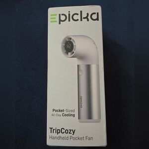 Silver Handheld Pocket Fan